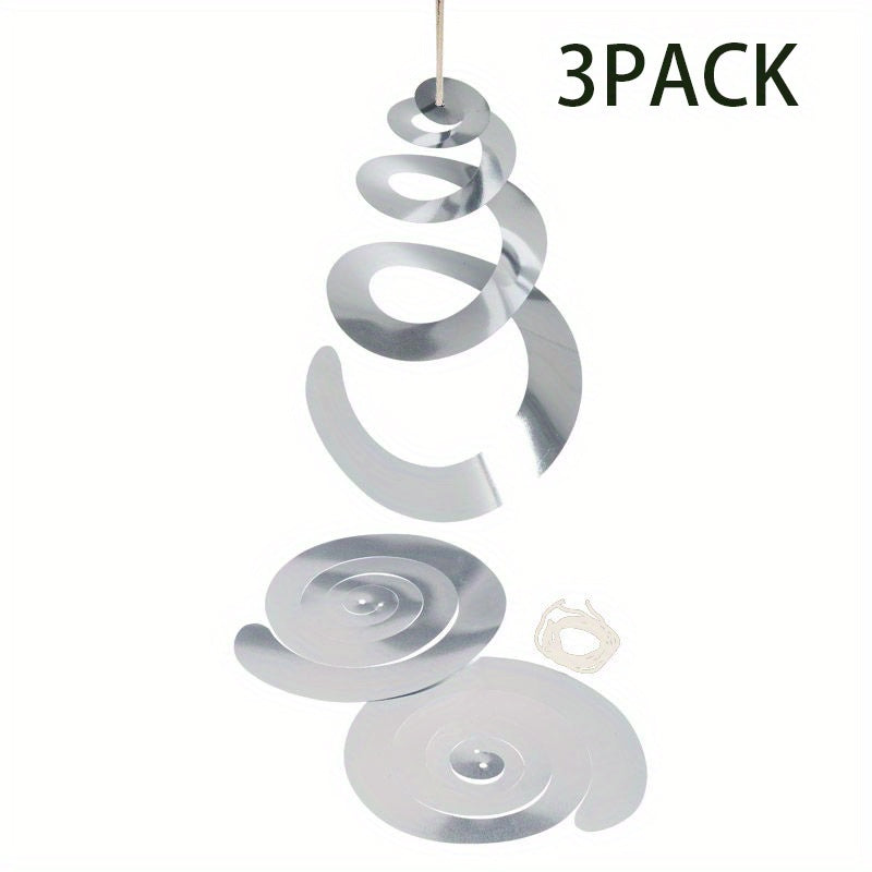 Bird Spiral Spinner Reflectors Decorative Bird Scare Device 10pcs