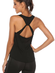 Backless Tank Tops Women's Quick Drying