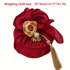 1pc Wedding Bridal Gift Silk Satin Candy Box Bridesmaid Gift
