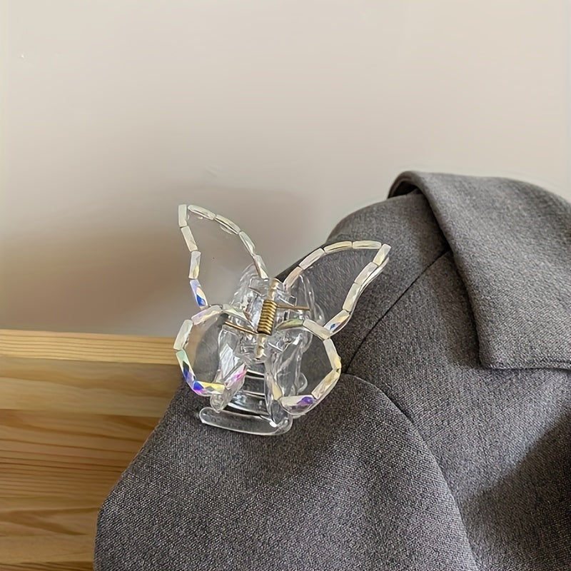 Faux Pearl Butterfly Hair Clip Small Hairpin