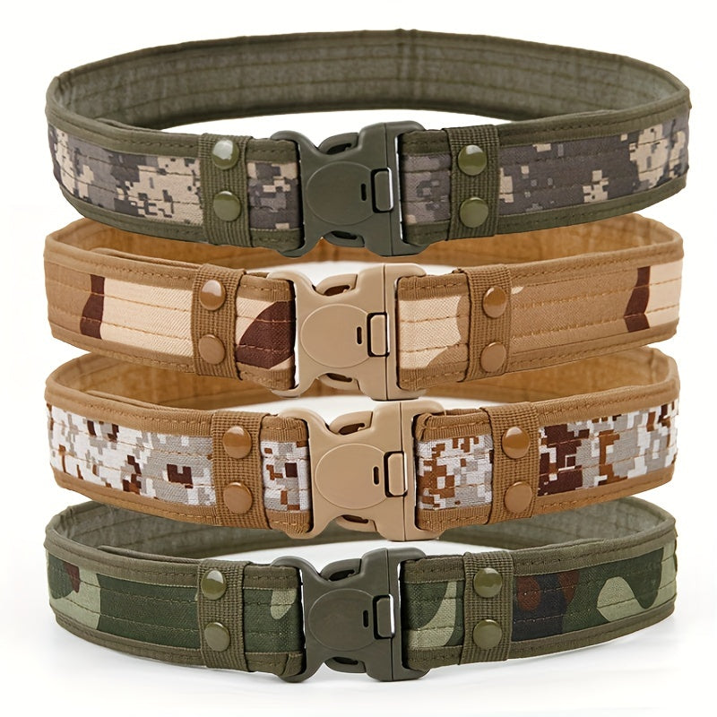 5 Colors Polyester Canvas Belt For Men Size 51 18in