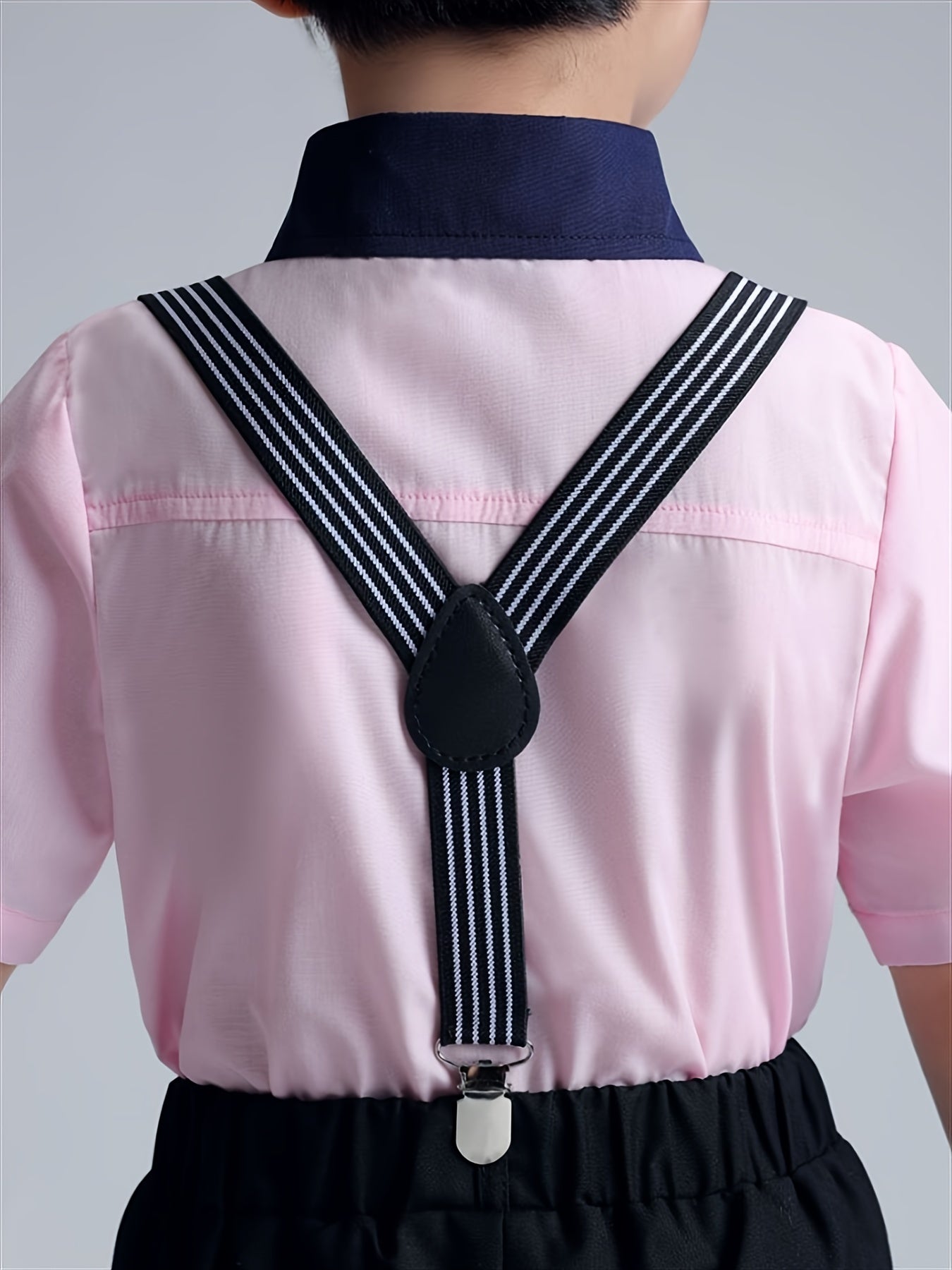 Summer Boy's Gentleman Style Suit Set with Bow Tie