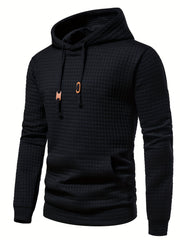 Men's Casual Graphic Hoodie Pullover with Kangaroo Pocket