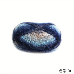 3pcs Gradient Iceland Wool Yarn DIY Crochet Knit Sweaters Scarves Hats