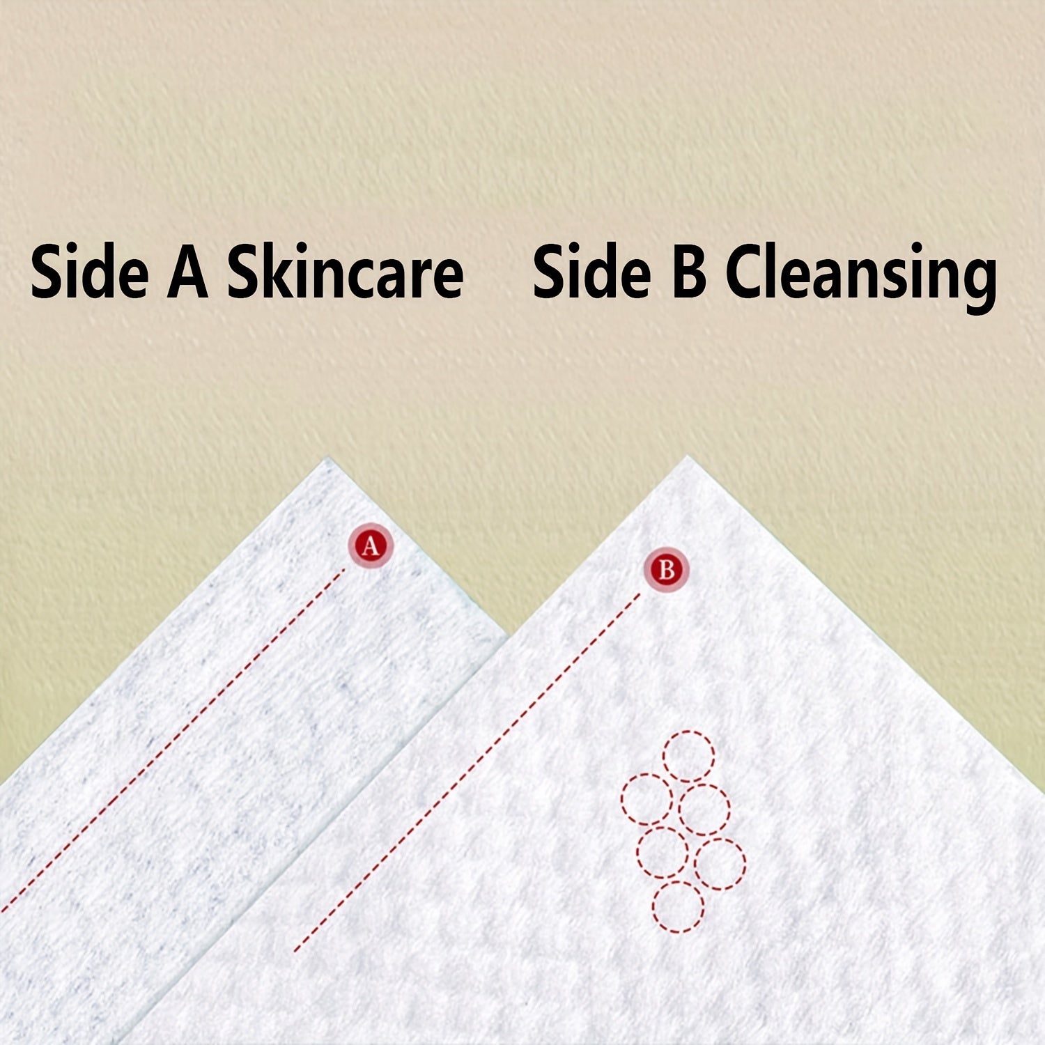 100 Pcs Disposable Face Towel For Washing Soft Dry Wipes Facial Cloths