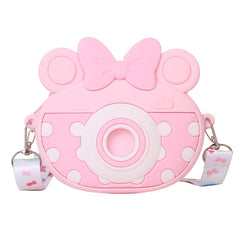 Girls Cartoon Silicone Shoulder Bag Coin Purse Wallet - Gift for Little Girls