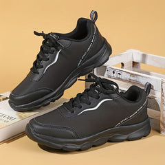 Women's Non-slip Lace Up Sneakers Lightweight Running Shoes