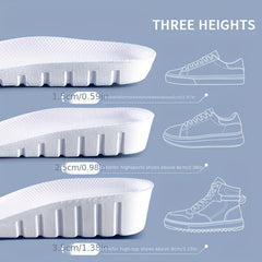 1pair Height Increase Insoles Arch Support Breathable Insoles