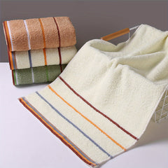 Striped Pattern Hand Towel Soft Skin-Friendly Absorbent Towel