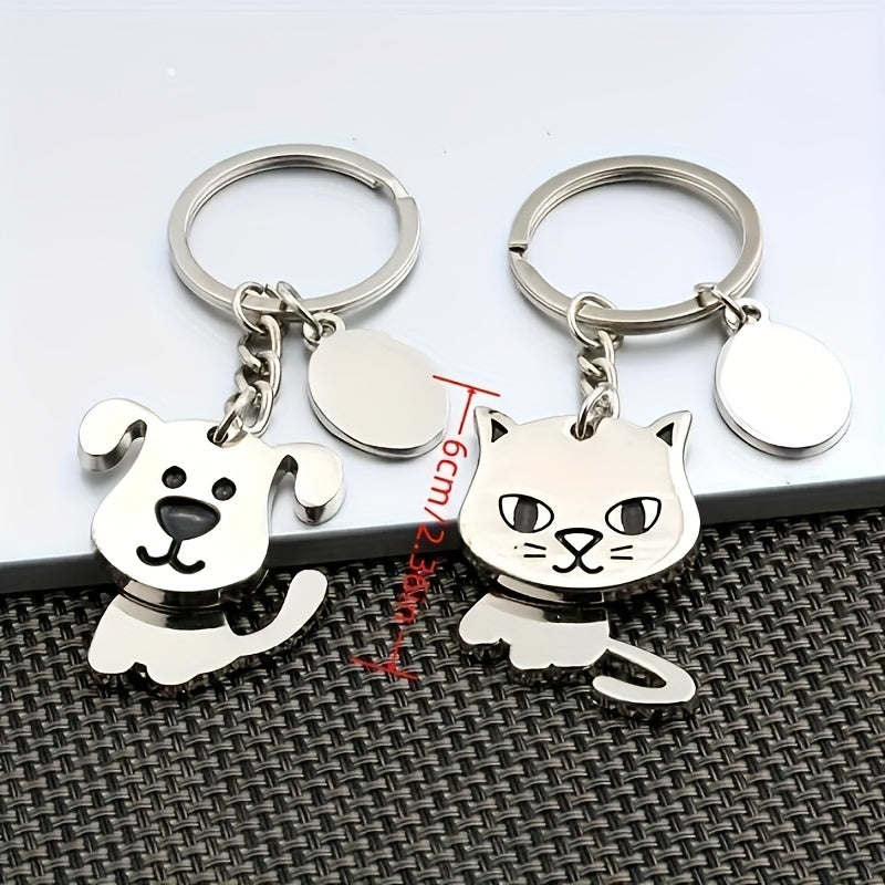 Cute Animal Keychain Adorable Puppy Pendant for Bags and Purses