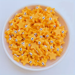 10pcs 11mm Resin Mini Stars for Scrapbooking & Crafting