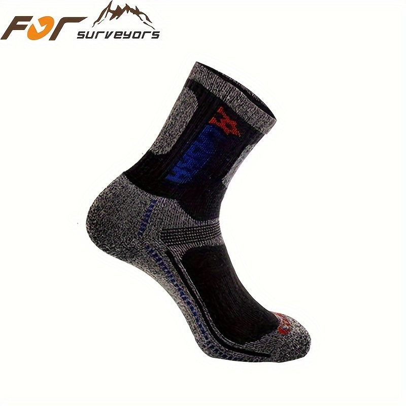 Thickened Padded Crew Socks for Mountaineering & Hiking