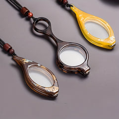 Portable Folding Glasses Necklace Readers Lightweight Presbyopic Glasses