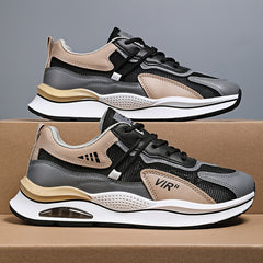 Men's Air Cushioned Lace-up Sneakers