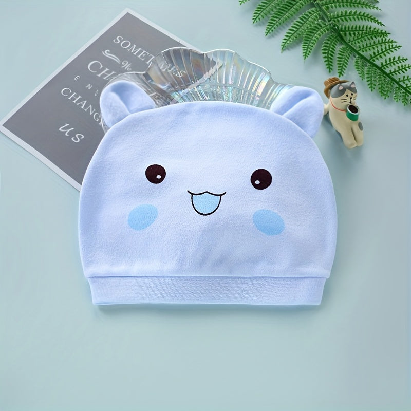 Combed Cotton Baby Cap Autumn Infant Hat Cartoon Shape