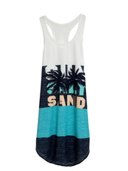 Sleeveless Crew Neck Lounge Dress for Women