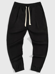 Boys Do Cry Print Drawstring Sweatpants Loose Fit Men's Casual Joggers