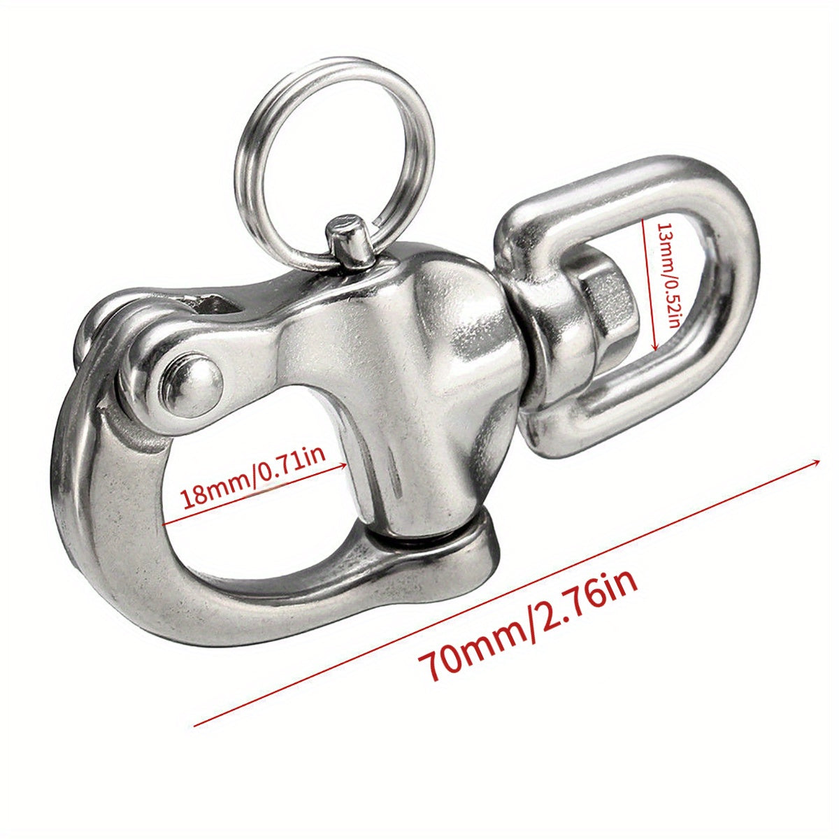 316 Stainless Steel Swivel Shackle Quick Release for Boat Anchor Chain
