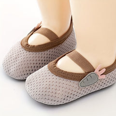 2pairs Baby Girls Kids Non-slip Floor Socks Comfy Shoes Toddlers Children Socks