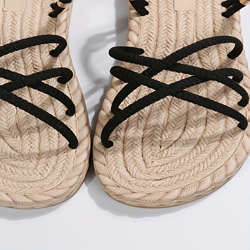 Women's Flat Beach Slippers Comfortable Outdoor Slippers
