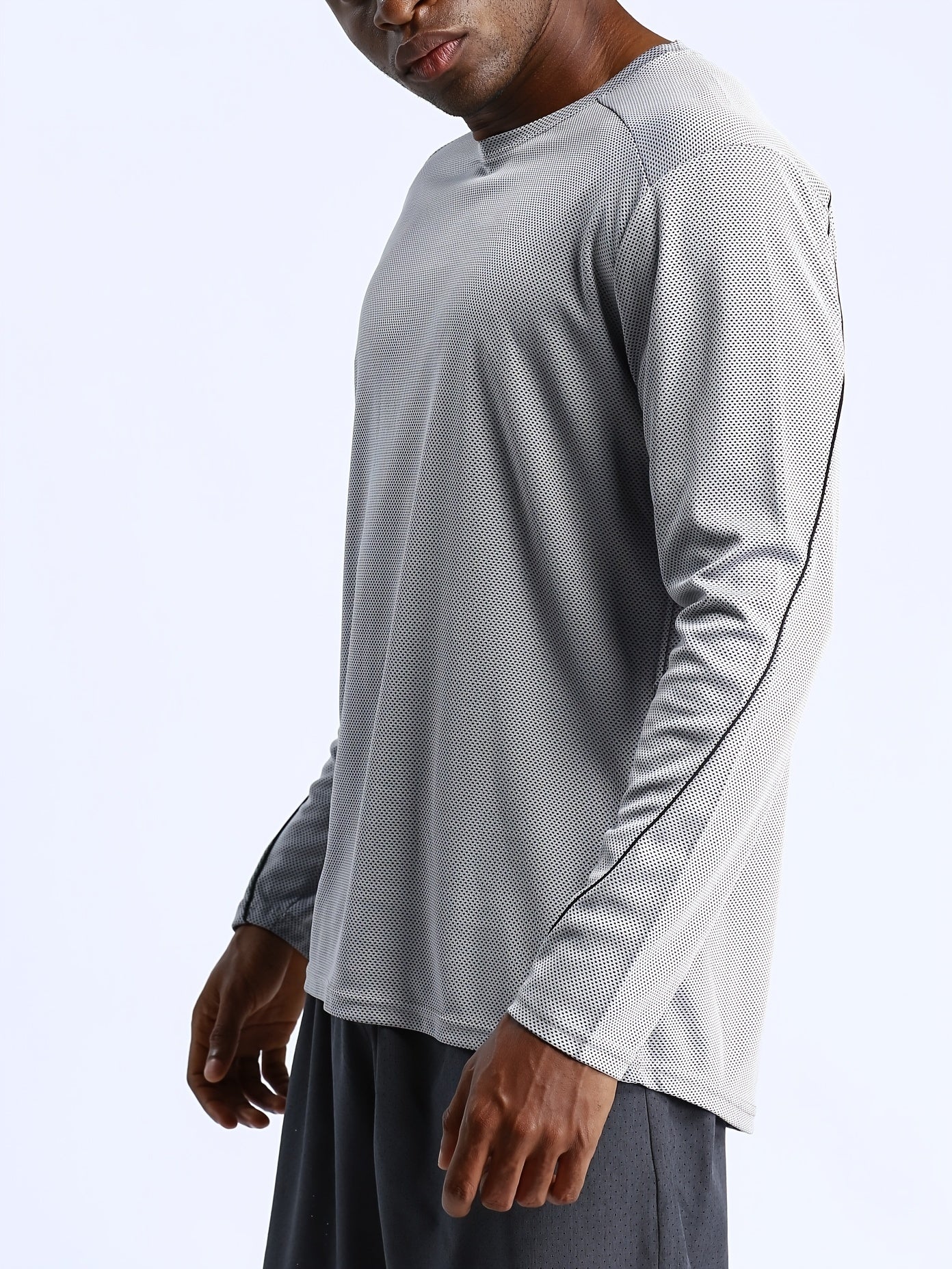 Sports Fitness Quick Drying Long Sleeved T-Shirt for Basketball Running