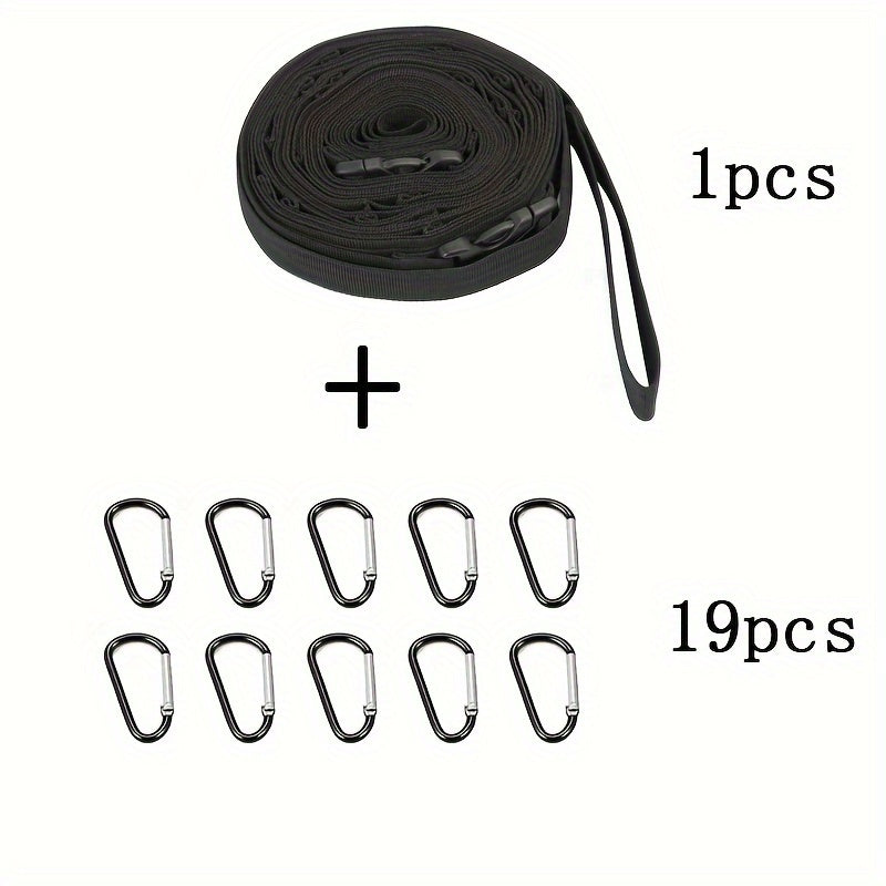 Tent Storage Strap & Clothesline for Camping