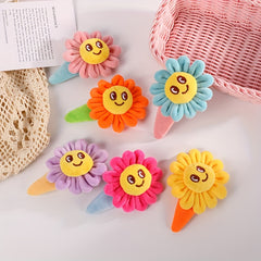 Kids' Sunflower Plush Hair Clip for Girls