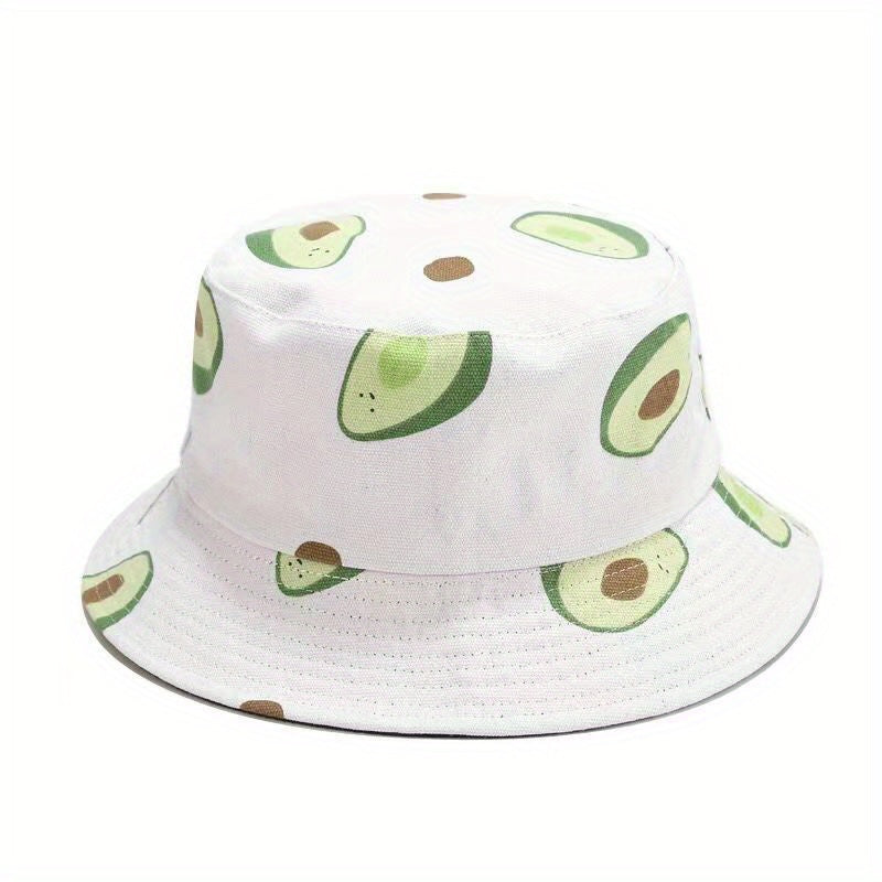 Reversible Bucket Hat Summer Travel Beach Sun Hat Bucket Hat For Men Cotton