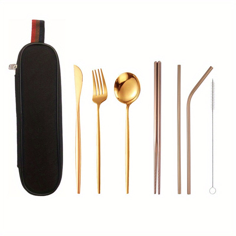 Stainless Steel Cutlery Set for Travel Camping