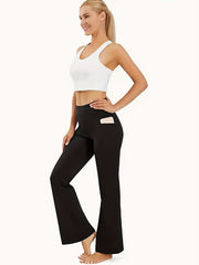 High Waist Yoga Pants Butt Lifting Flared Leggings Women's Activewear