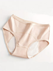 3pcs Solid Menstrual Period Panties Anti Leak