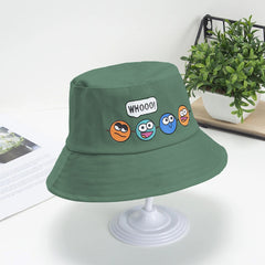 Girls Casual Cartoon Bucket Hat UV Protection Breathable Hat