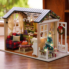 3D Cabin House Jigsaw Puzzle DIY Christmas Gift Girls Children's Toy