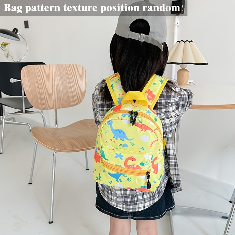 Cartoon Dinosaur Pattern Backpack Kindergarten School Bag