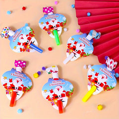 6pcs Christmas Whistles Party Props