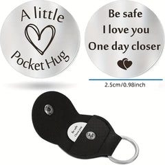 Stainless Steel Lucky Keychain for Men Women