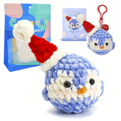 Crochet Kit with Manual - Beginner Yarn Set - DIY Cartoon Doll
