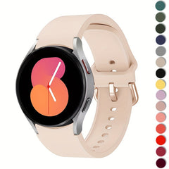 20mm Silicone Watch Strap for Galaxy Watch 6 5 4 44mm 40mm Wristband