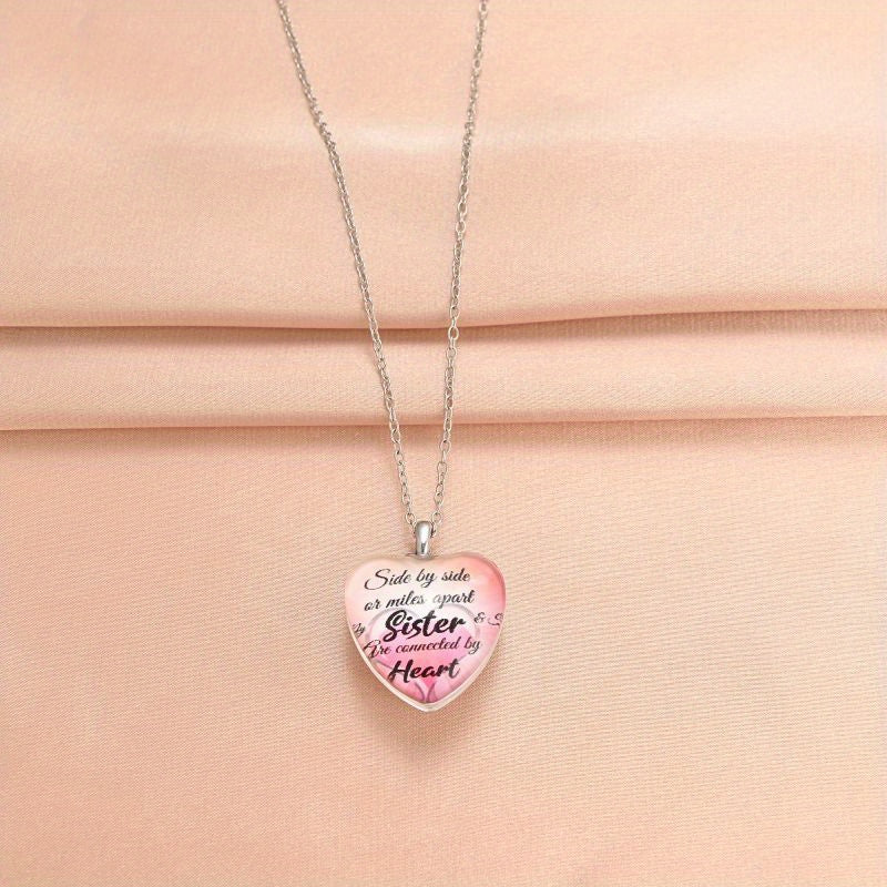 Love Crystal Pendant Necklace Letter Necklace English Birthday Gift