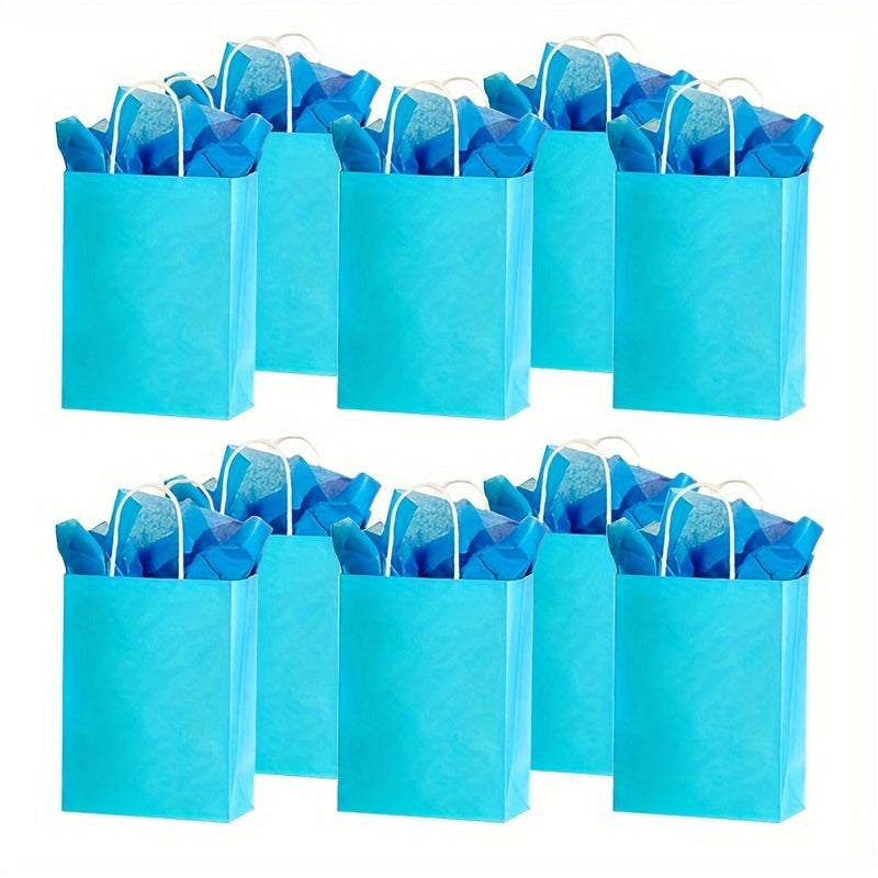 10pcs Reusable Paper Gift Bags Party Favor Bags