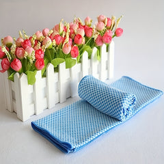 Plaid Ice Towel Cooling Towel for Outdoor Sports
