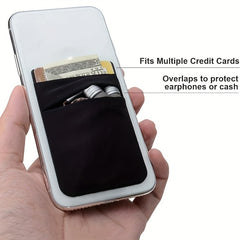 Phone Card Holder Stretchy Wallet Pocket Credit Card ID Case Pouch Sleeve
