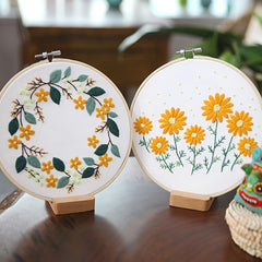 DIY Beauty 3D Floral Embroidery Kit for Beginners
