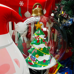 Giant Inflatable Christmas Ball, Outdoor PVC Decorated Ball