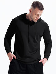Men's Loose Sports Hoodie Fast Dry Hooded Sweater