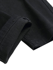 Mens Ripped Slim Fit Casual Jeans