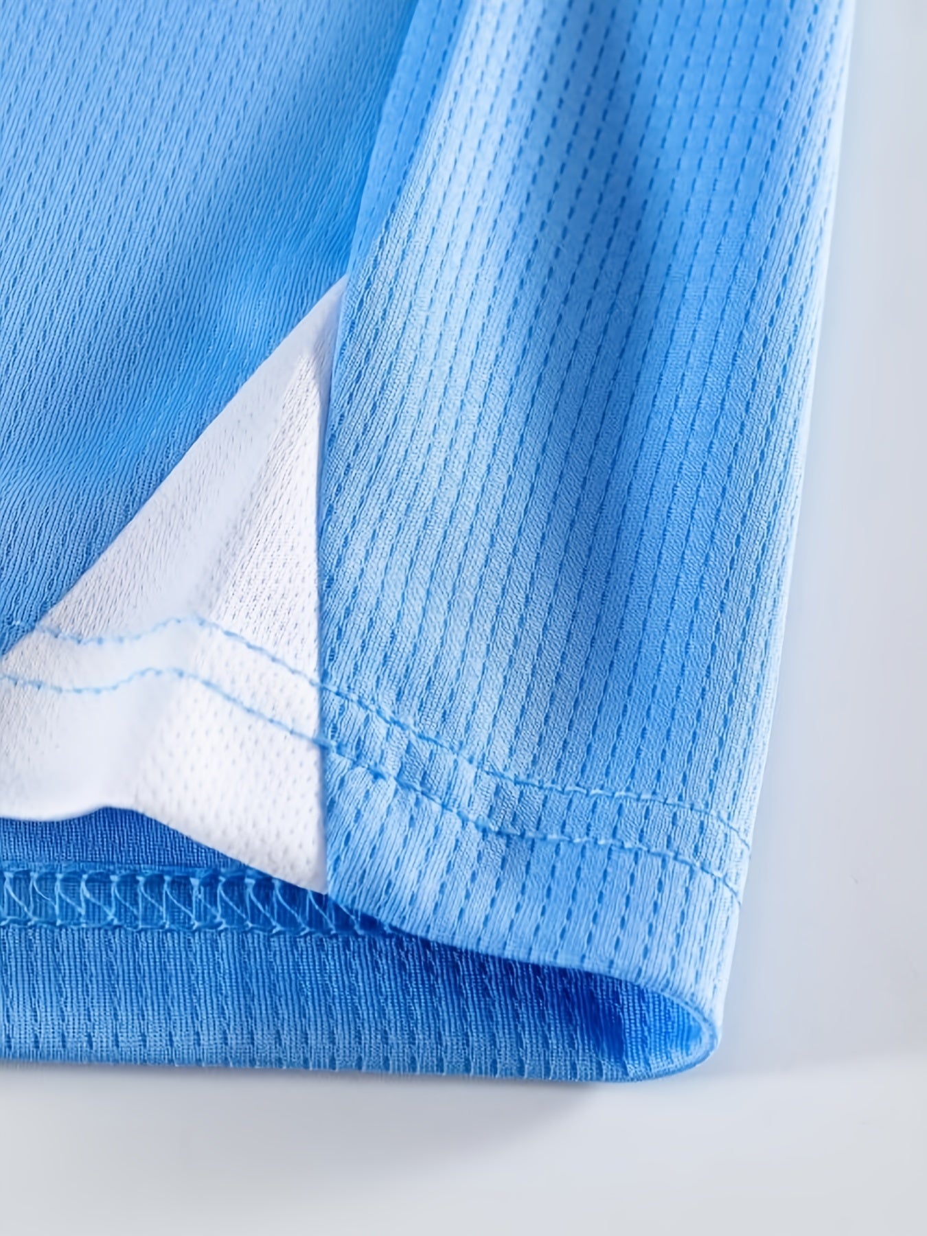 2 Boys Striped Sports Football Training Outfit Quick-drying T-shirt&Shorts
