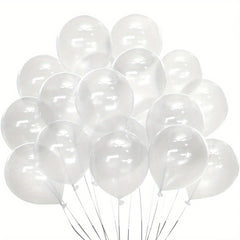 40 Clear Balloons 25 cm Transparent Latex Party Balloon Wedding Christmas Decor