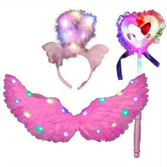 Light Up Feather Wings Fairy Wings Halloween Costume