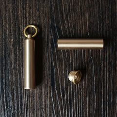 Mini Waterproof Medicine Holder with Key Ring